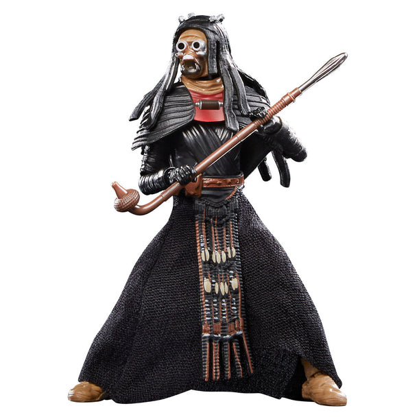 Figurine Tusken Warrior de 9,5 cm vue de face avec accessoires Star Wars
