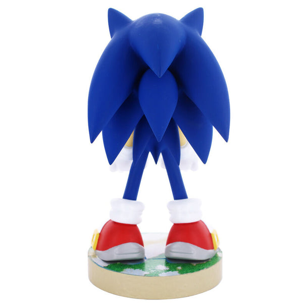 Support Sonic 20cm fixé sur bureau avec manette PlayStation 5 DualSense posée
