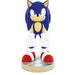 Image du support Sonic en métal noir avec télécommande et manette de jeu posées