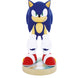 Image du support Sonic en métal noir avec télécommande et manette de jeu posées