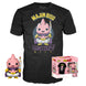 Figurine POP Majin Buu exclusive FUNKO avec détails précis et couleurs vives sur fond blanc