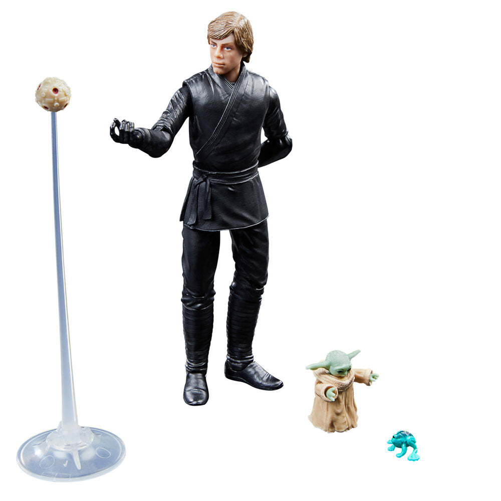 Figurine Luke Skywalker et Grogu de 15 cm issue de Star Wars The Book of Boba Fett par HASBRO