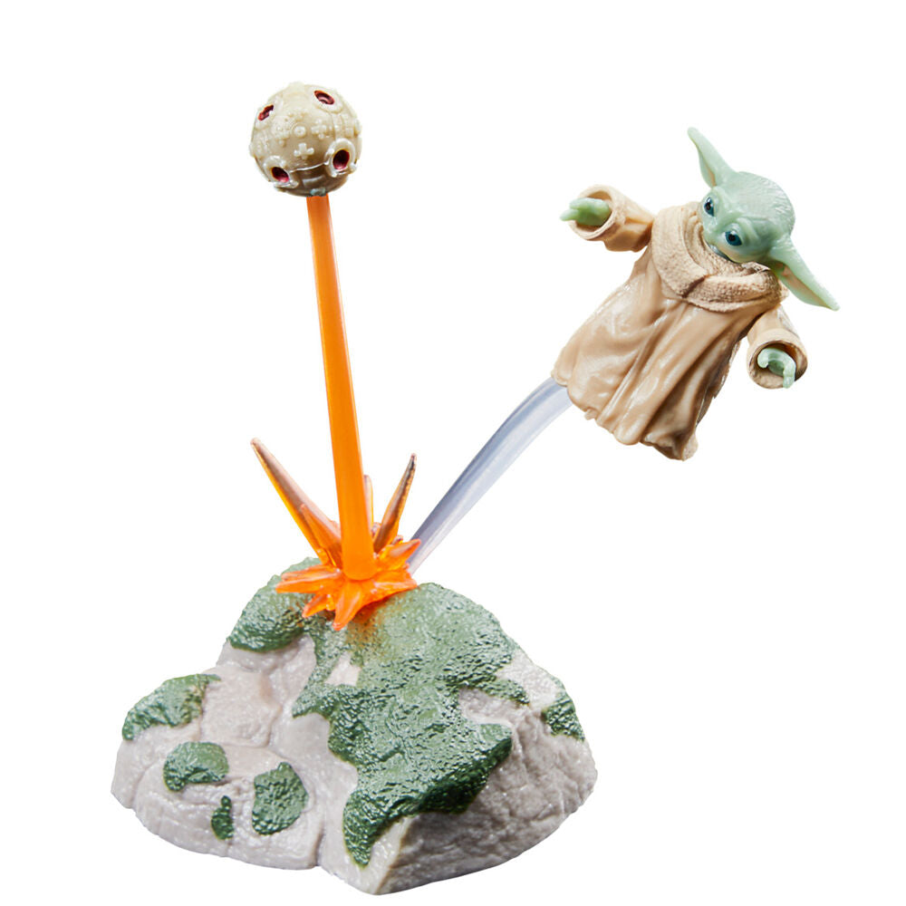 Détail des textures et peintures sur la figurine HASBRO Luke Skywalker et Grogu