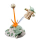 Détail des textures et peintures sur la figurine HASBRO Luke Skywalker et Grogu