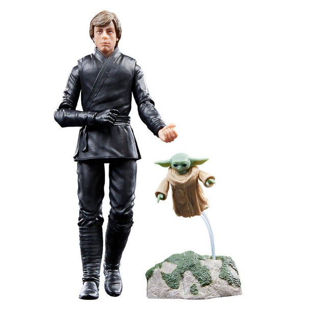 Détail du visage de Luke Skywalker sur la figurine officielle HASBRO Star Wars
