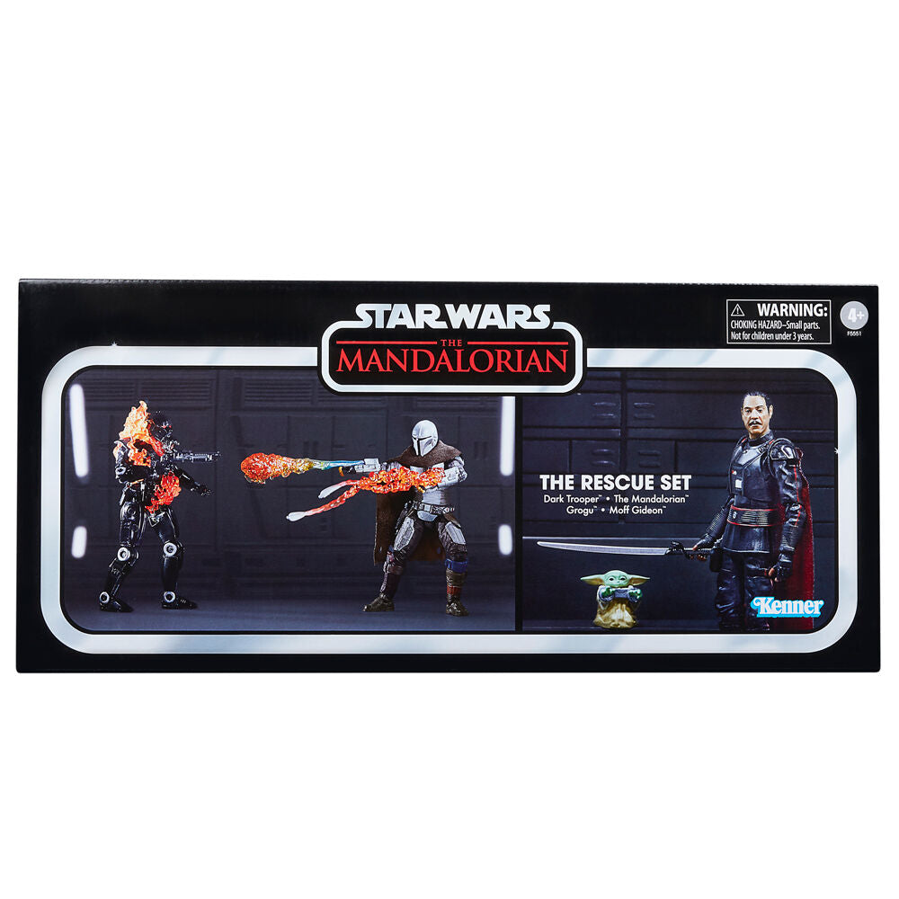 Vue rapprochée de la finition des figurines HASBRO The Mandalorian 15cm