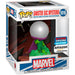 Figurine POP Deluxe Marvel Mysterio exclusive FUNKO montrant le personnage avec son casque emblématique et des détails précis