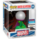 Figurine POP Deluxe Marvel Mysterio exclusive FUNKO montrant le personnage avec son casque emblématique et des détails précis