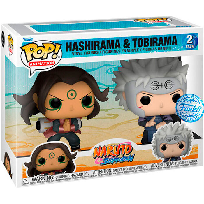 Figurine Funko POP de Hashirama Senju en édition exclusive Naruto Shippuden, vue de face avec détails soignés