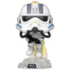 Vue rapprochée de la figurine Funko POP exclusive Imperial Rocket Trooper avec détails précis et couleurs vives