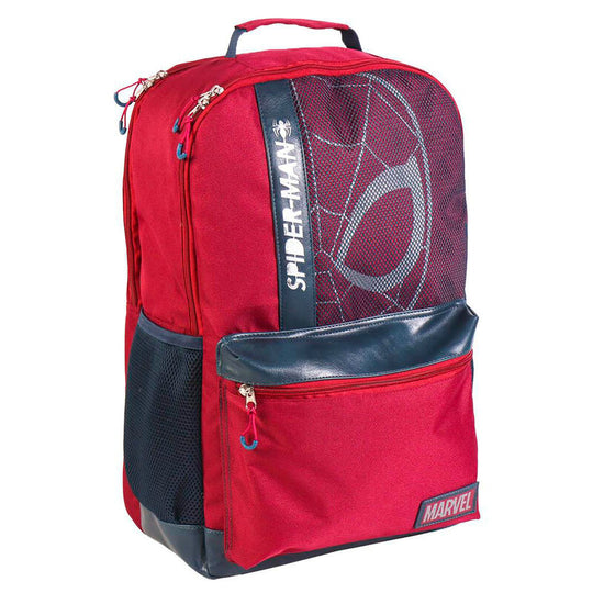 Sac à dos Marvel Spiderman 45 cm avec design officiel CERDÁ, vue de face montrant le personnage emblématique.