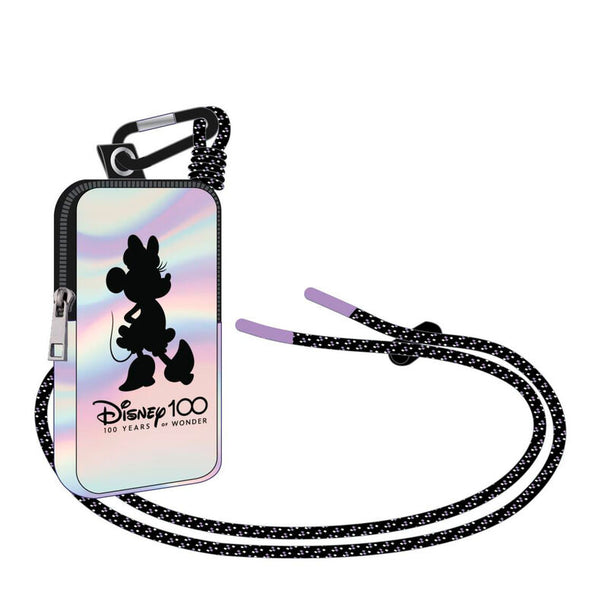 Coque sac smartphone Minnie édition 100ème anniversaire Disney par CERDÁ, vue avant avec design coloré