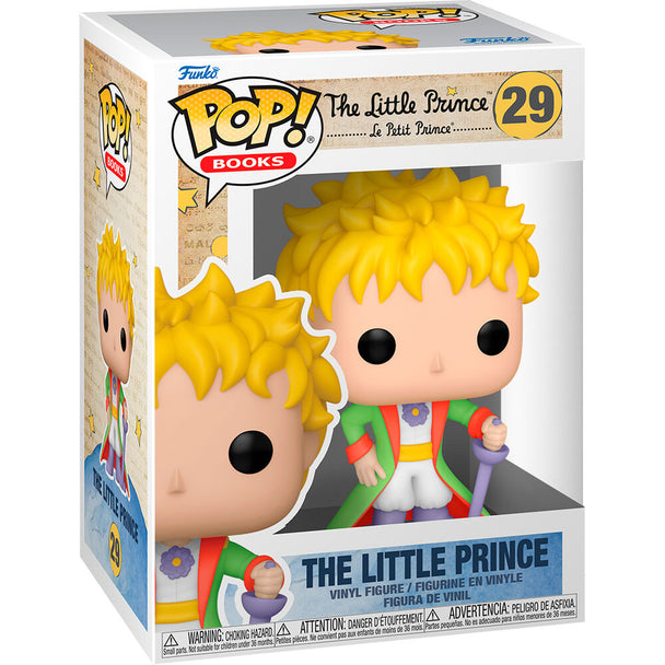 Vue détaillée de la boîte vitrine contenant la figurine Funko POP Le Petit Prince de 9 cm