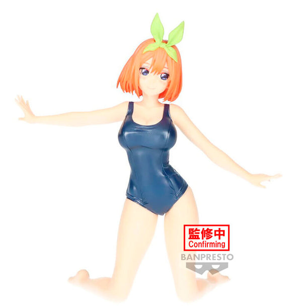 Figurine Yotsuba Nakano 15cm en style scolaire Celestial Vivi, vue de face avec détails précis
