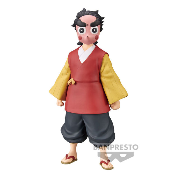 Figurine Kotetsu Demon Slayer Kimetsu no Yaiba de 13 cm par BANPRESTO, vue de face avec détails précis et couleurs vives.