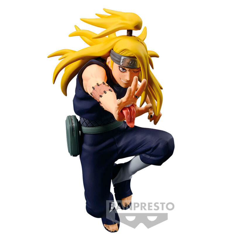 Figurine Deidara Naruto Shippuden Vibration Stars de 13 cm vue de face avec détails précis