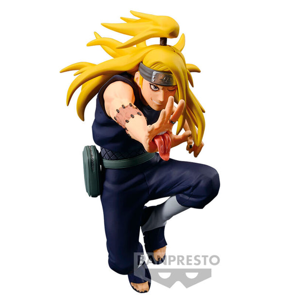 Figurine Deidara Naruto Shippuden Vibration Stars de 13 cm vue de face avec détails précis
