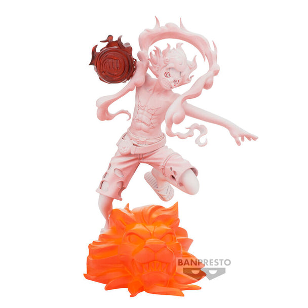 Figurine Monkey D Luffy 11cm de face avec détails du costume du Film Red