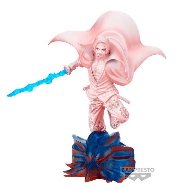 Figurine BANPRESTO Monkey D Luffy 11 cm du Film Red One Piece en vue frontale détaillée