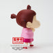 Détail du visage expressif de la figurine Nene-chan Crayon Shinchan New Dimension Kasukabe Boueitai