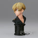 Vue rapprochée du visage expressif de Chifuyu Matsuno figurine Tokyo Revengers