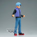 Détail du visage expressif de Trunks sur la figurine Dragon Ball Super Super Hero