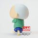 Zoom sur le visage expressif de la figurine Masao-kun Crayon Shinchan New Dimension