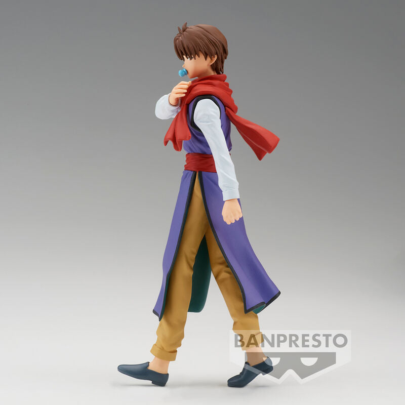 Zoom sur les finitions et la peinture de la figurine Koenma édition 30e anniversaire Yu Yu Hakusho