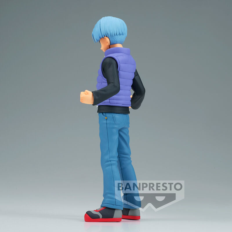 Photo de la figurine Trunks avec un éclairage mettant en valeur les couleurs vives
