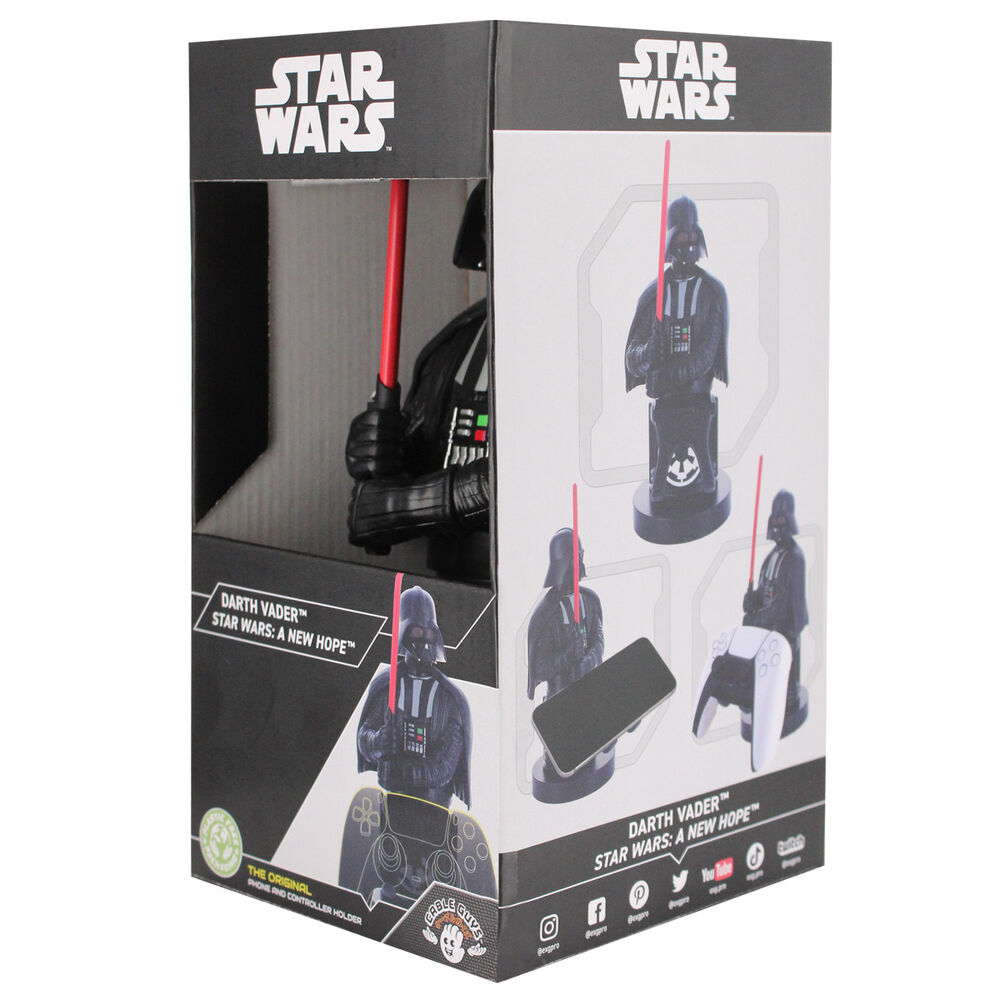 Support Cable Guy avec éclairage ambiant Star Wars en arrière-plan