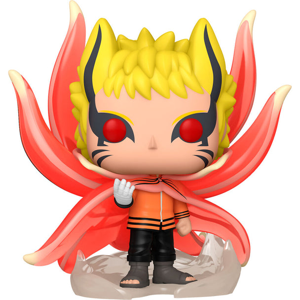 Figurine Funko POP Boruto Naruto de 15 cm en vinyle présentée dans sa boîte vitrine transparente officielle