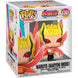 Vue rapprochée de la figurine Funko POP Boruto Naruto avec détails précis et couleurs vives sur fond blanc