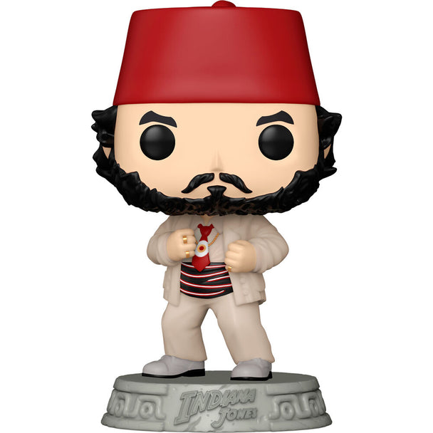 Figurine Funko POP Indiana Jones Sallah 9cm en vinyle avec détails précis dans sa boîte vitrine