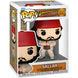 Vue latérale de la figurine Funko POP Sallah d'Indiana Jones montrant les couleurs et le design soigné