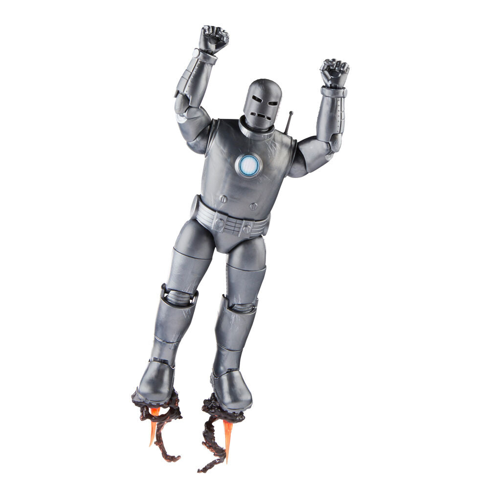 Vue latérale de la figurine Iron Man 15cm montrant les articulations mobiles