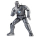Figurine Iron Man en position dynamique avec éclairage mettant en valeur les détails