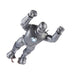 Figurine Iron Man posée sur un socle avec accessoires autour
