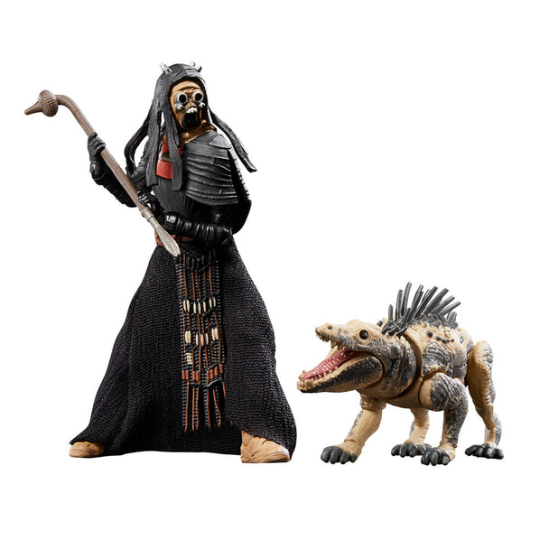 Figurine articulée Tusken Warrior Star Wars The Book of Boba Fett de 9,5 cm avec détails réalistes