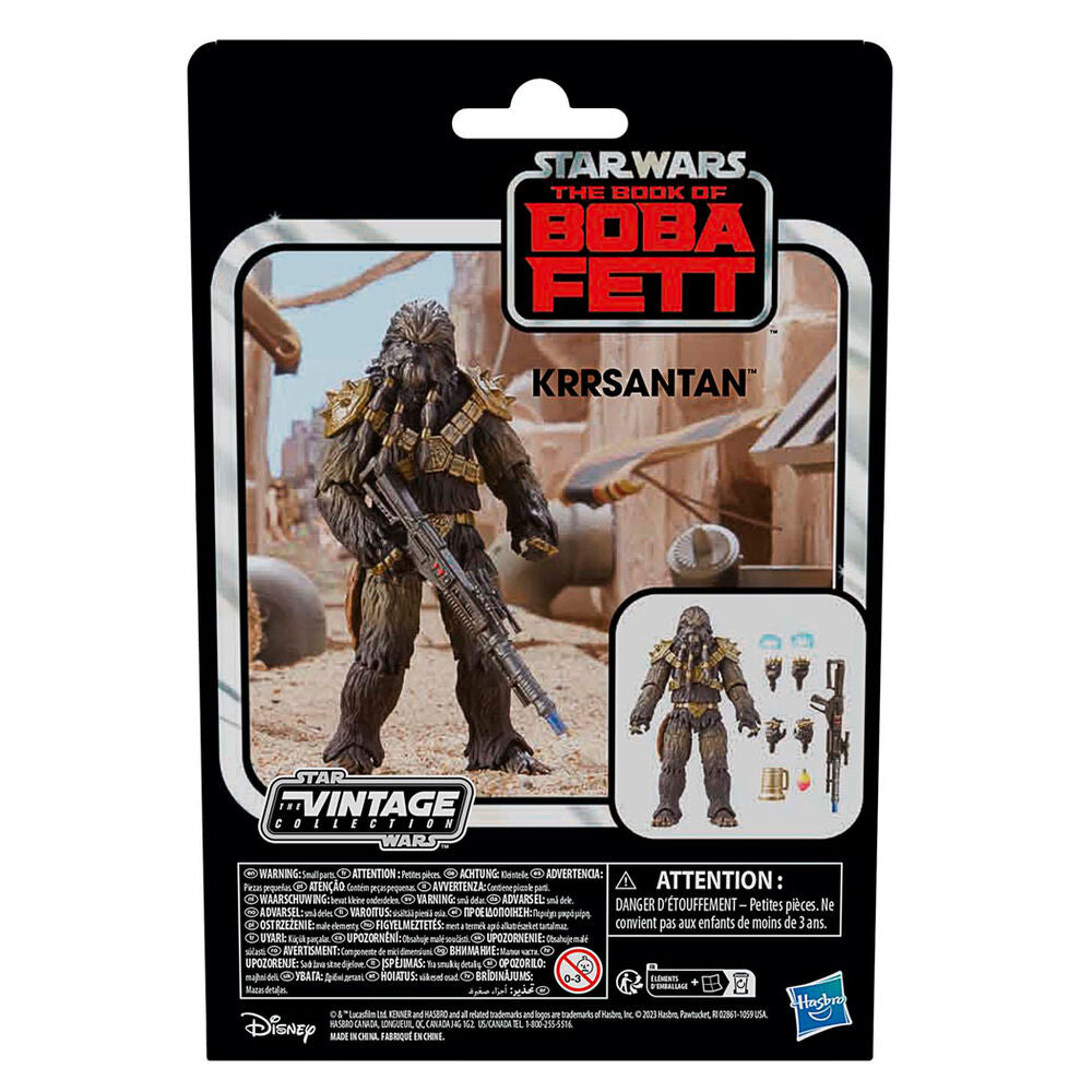 Accessoires inclus avec la figurine Krrsantan de Star Wars The Book of Boba Fett