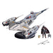 Véhicule N-1 Starfighter de Star Wars avec décoration réaliste et finitions soignées