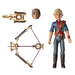 Accessoires fournis avec la figurine Omega Mercenary Gear présentés sur fond blanc