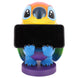 Détail du personnage Stitch en plastique coloré sur le support Cable Guy