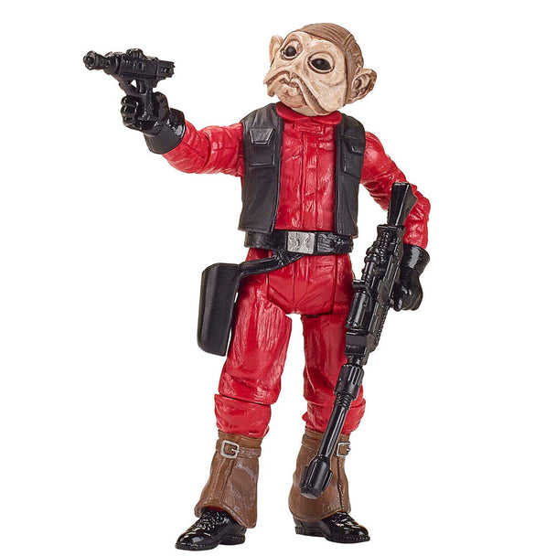 Détail du visage de la figurine Nien Nunb Star Wars Return of the Jedi HASBRO