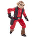 Vue latérale de la figurine Nien Nunb montrant les articulations