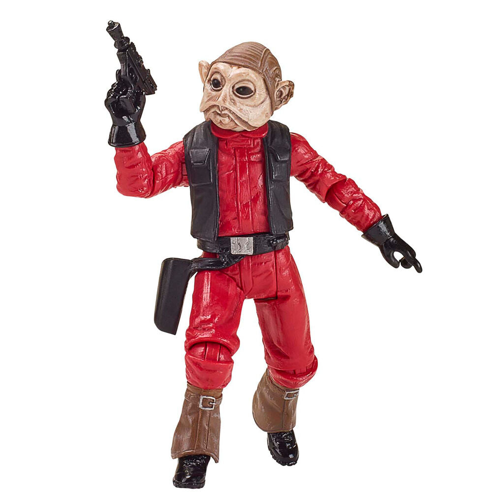 Zoom sur les détails du costume de la figurine Nien Nunb HASBRO