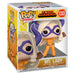 Figurine Funko POP Mt. Lady de My Hero Academia en tenue HLB Baseball, 15 cm, présentée dans sa boîte vitrine transparente