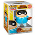 Détail de la figurine Funko POP Fatgum My Hero Academia montrant les couleurs et le design unique du personnage.