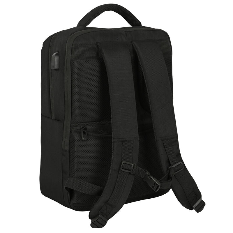 Zip caché anti-vol situé sur le panneau arrière du sac à dos Real Madrid