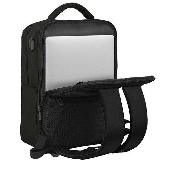 Connecteur USB intégré sur le côté du sac à dos pour charger les appareils mobiles