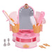 Vue rapprochée du miroir avec reflet clair et design adapté aux enfants fans de Disney